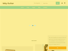 Tablet Screenshot of mayguitar.com